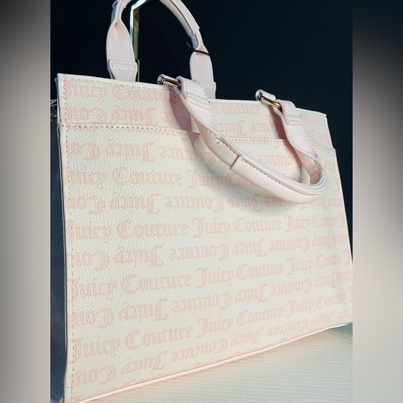 Juicy Couture Powder Blush Tote Crossbody Bag w Coin Purse NWT - Picture 7 of 8
